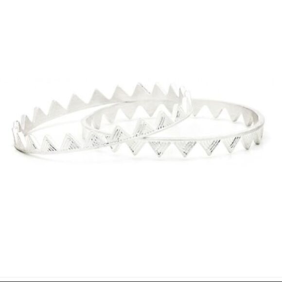 Silver Bangle Set   - Picture 1 of 3